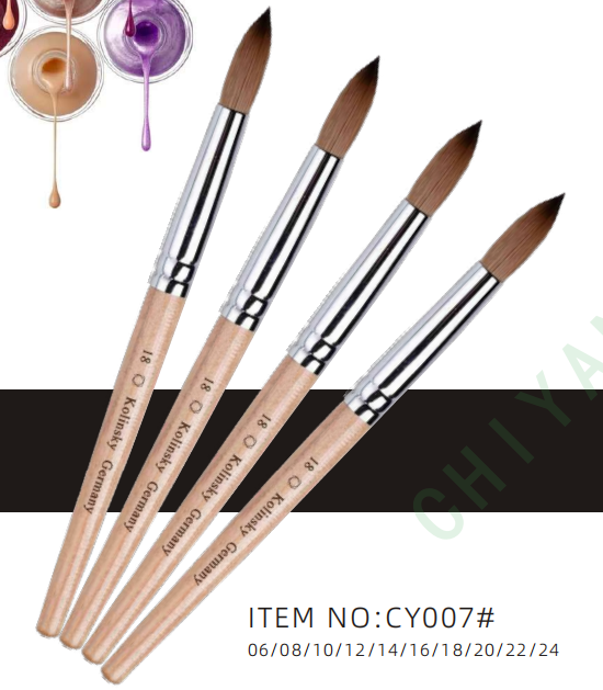 CY007# Kolinsky nail brush