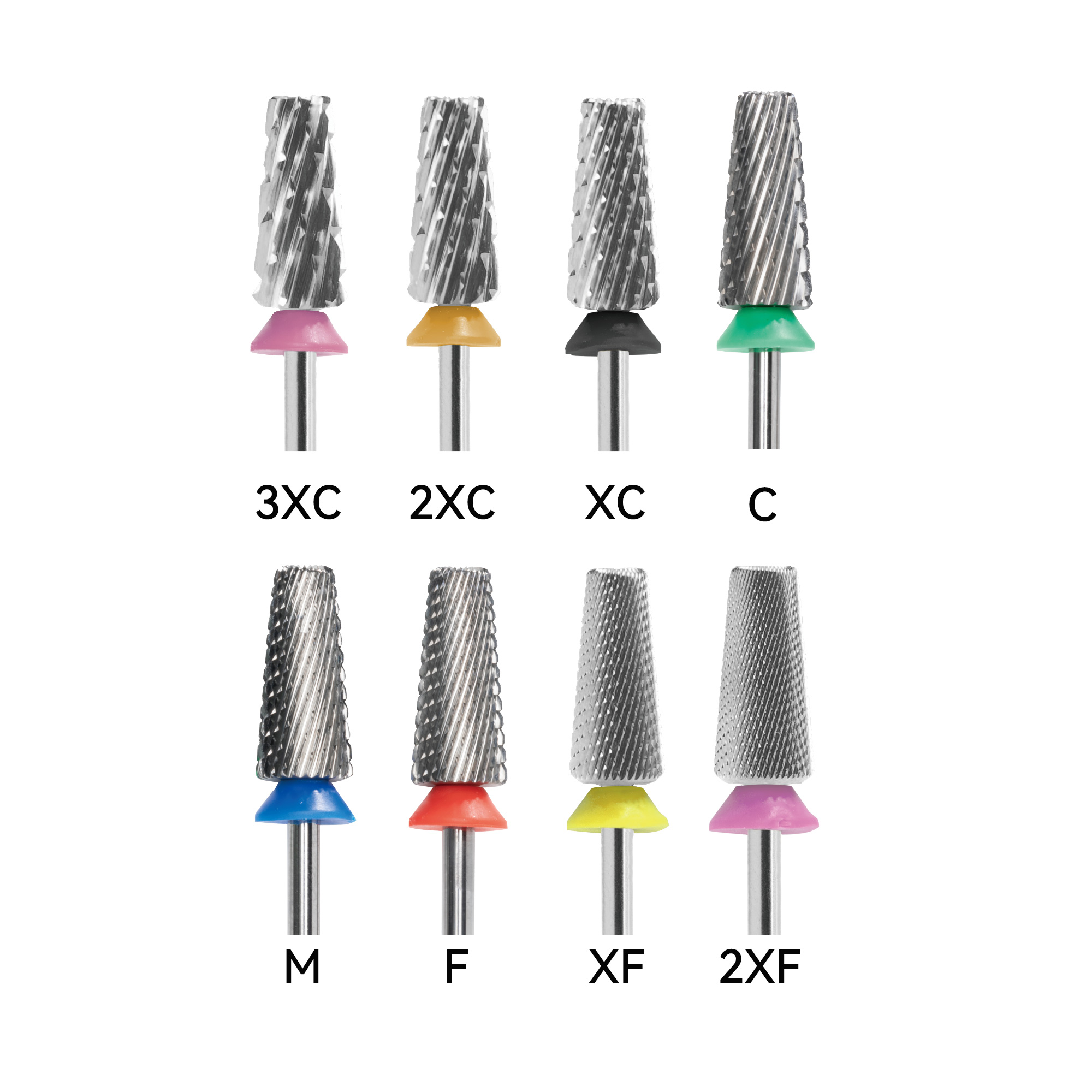 Hot Sale Factory Wholesale Nail Drill Bit 7.0mm 5 in 1 Cross Cut Bit Tungsten Steel OEM logo Drill Bit for Nails Small 4xc