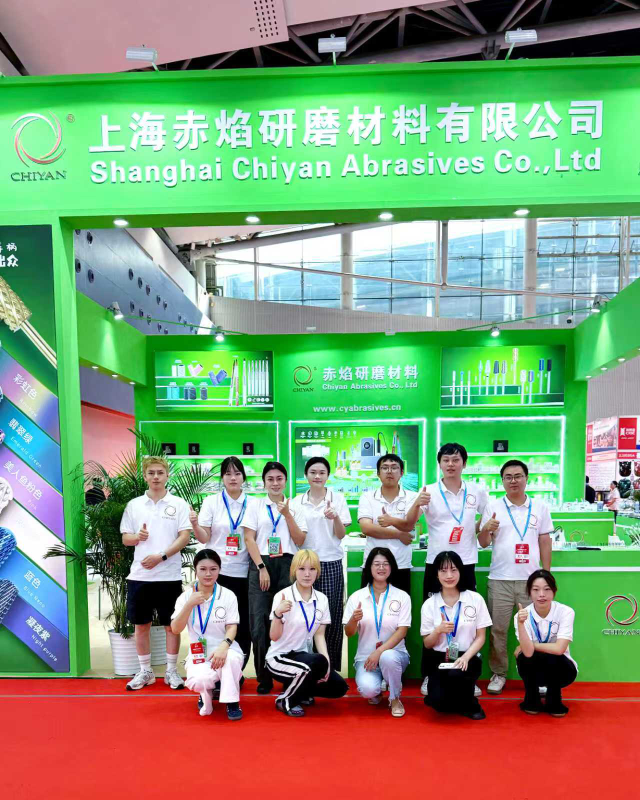 Shanghai Chiyan Abrasives Shines at the 2025 Guangzhou Beauty Expo | Owning the Largest Booth, Showcasing the New Strength of Made in China