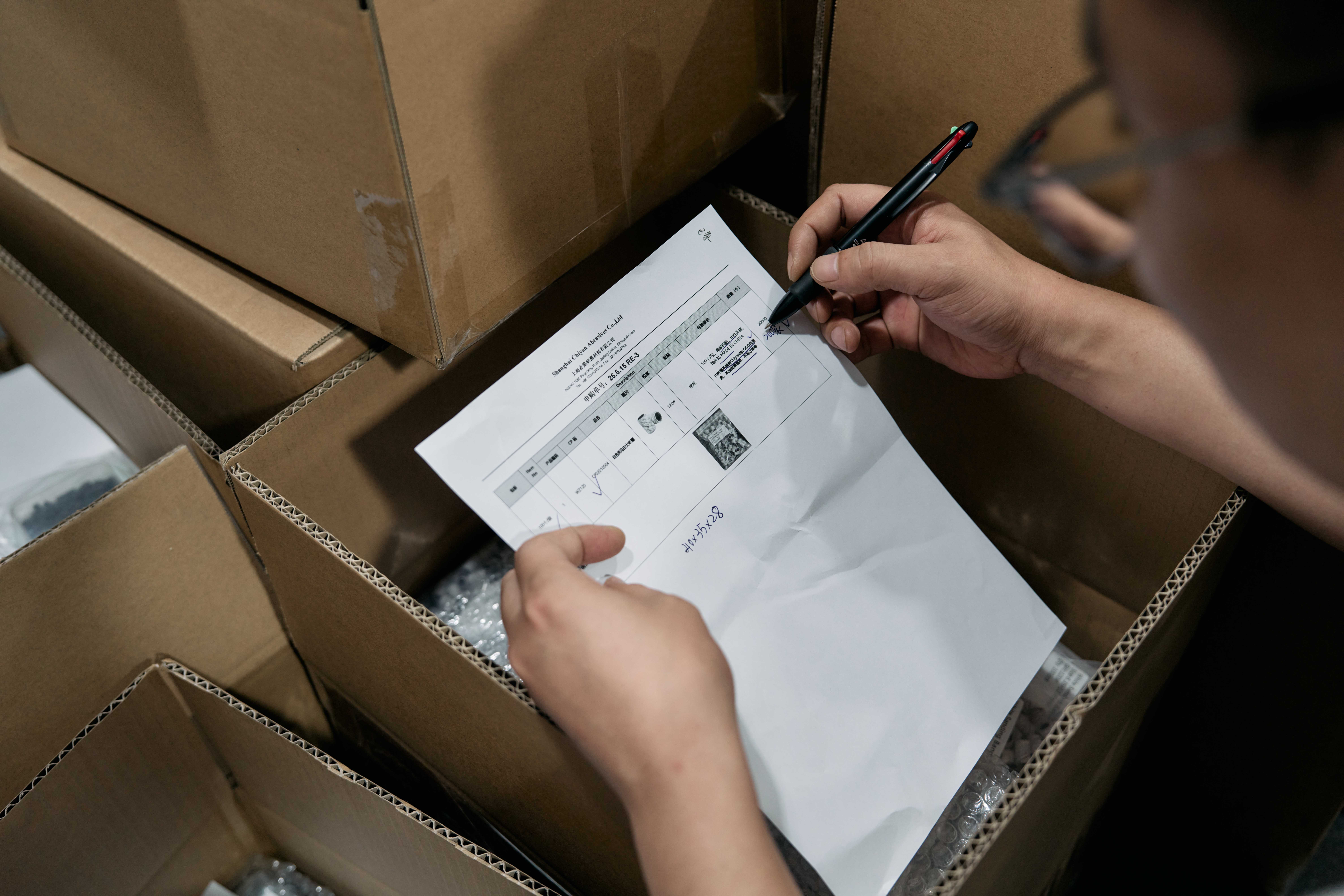 Pre-shipment inspection